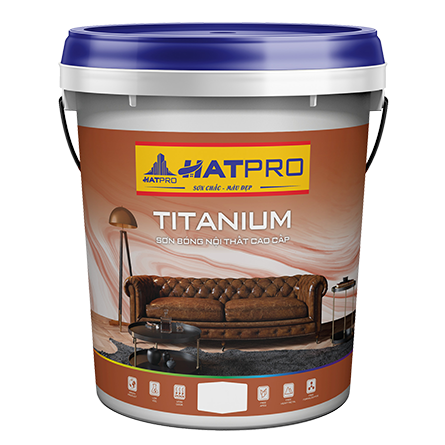 sơn bống nội thất cao cấp titanium